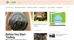 Desktop Screenshot of nuwireinvestor.com